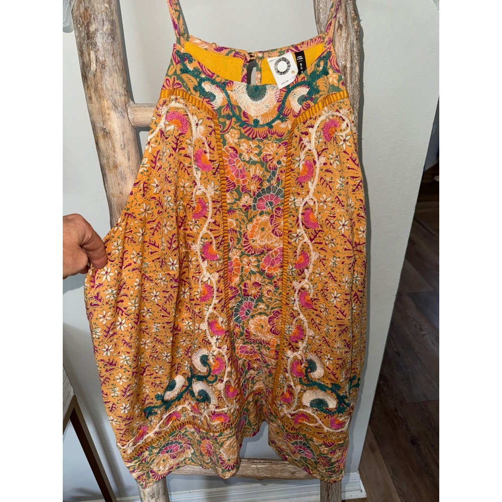 Womens Akemi + Kim Melina Ricamato Halter Top Boho Embroidered size 16 - Picture 5 of 9